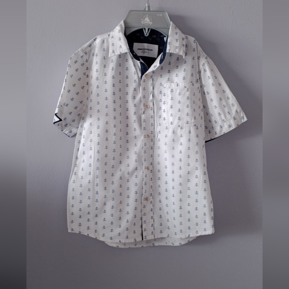 Paper Denim & Cloth White Casual Button Down Shirt